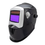 WLDPRO Welding helmet auto darkening DIN 9-13 (Black/silver)